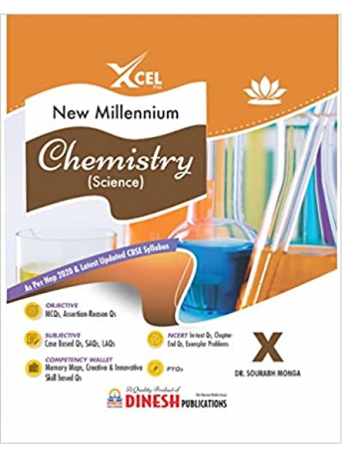 DINESH Publications' New Millennium Chemistry (Science) for Class 10th (2023-2024 Session) at Ashirwad Publication