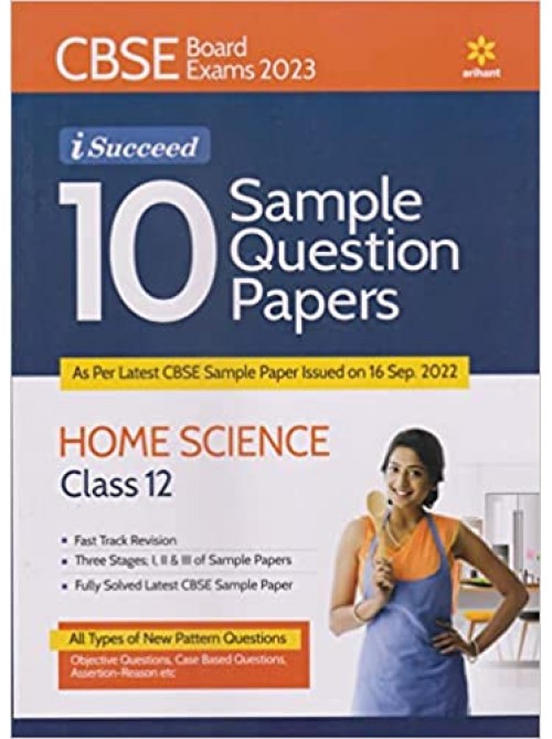 I Succeed 10 Sample Question Paper HOME SCIENCE Class 12 at Ashirwad Publication