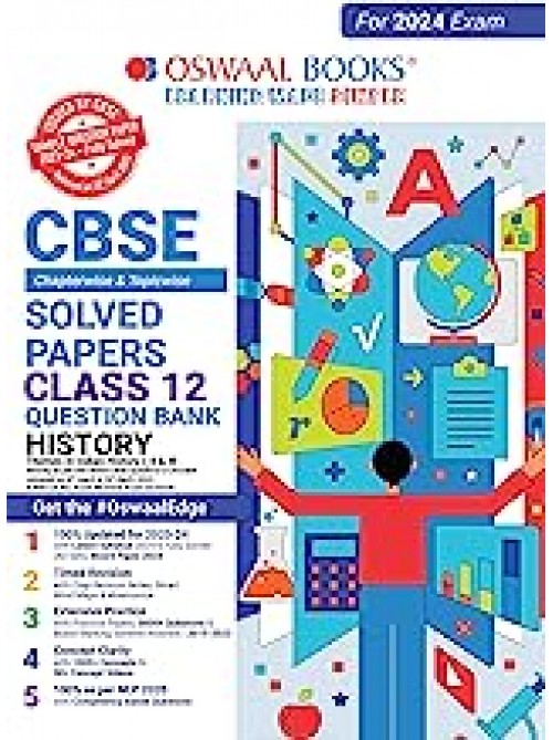 Oswaal CBSE Chapterwise Solved Papers 2023-2014 History Class 12th (For 2024 Board Exams) at Ashirwad Publication