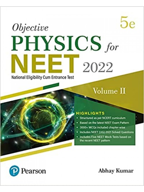 Objective Physics for NEET-Vol -2 on Ashirwad Publication