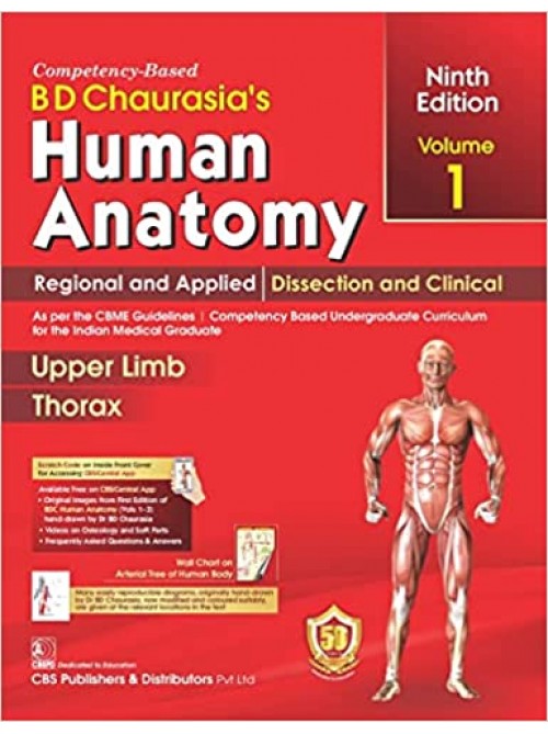 B D Chaurasia's Human Anatomy Vol. 1