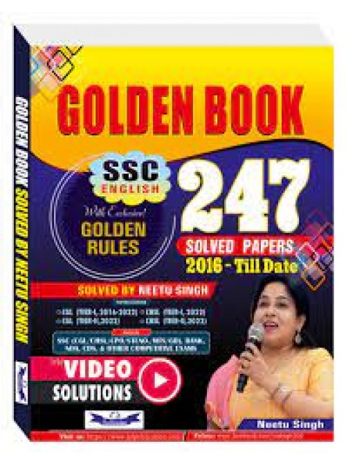 KD GOLDEN BOOK 247 SOLVED PAPERS 2016 - TILL DATE (SSC ENGLISH) at Ashirwad Publication