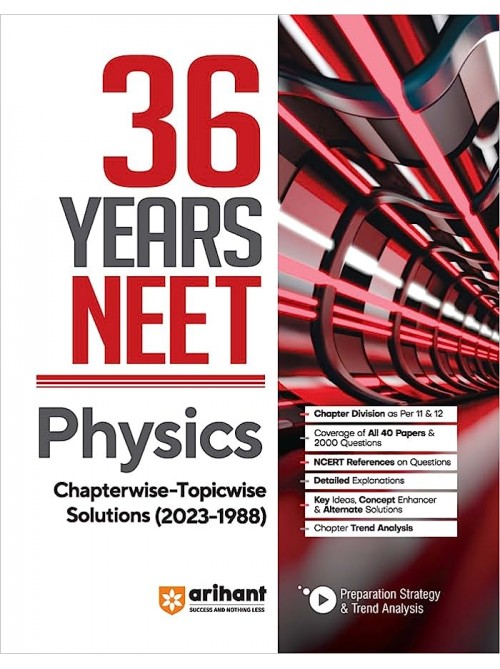 36 Years' Chapterwise Solutions NEET - Physics on Ashirwad Publication