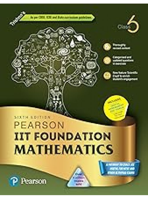 Pearson IIT Foundation Class 6 Mathematics at Ashirwad Publication