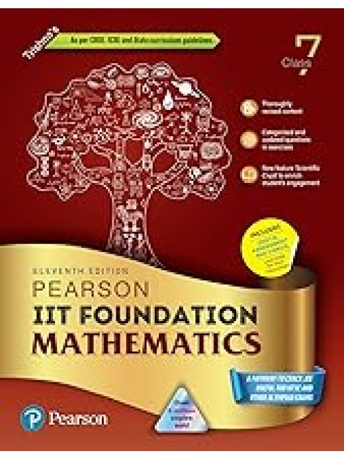 Pearson IIT Foundation Series Class 7 Mathematics at Ashirwad Publication