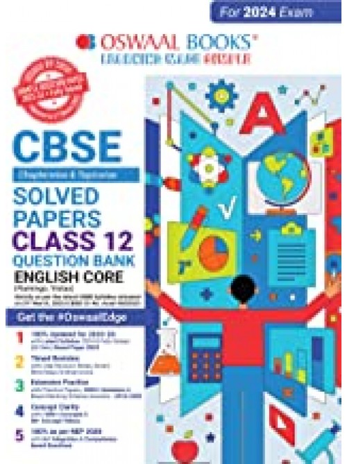 Oswaal CBSE Chapterwise Solved Papers 2023-2014 English Core Class 12th (For 2024 Board Exams) at Ashirwad Publication