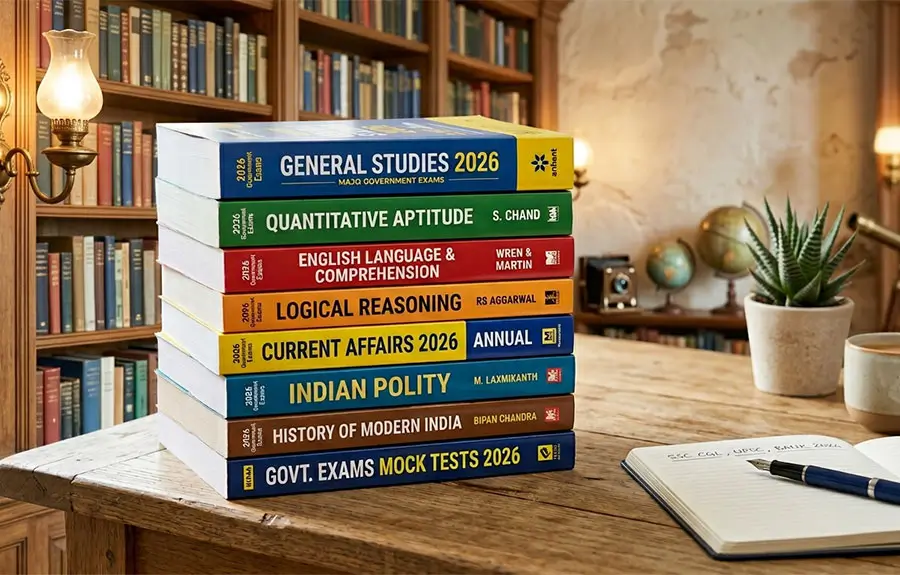 Best Books for 2026 Government Exams