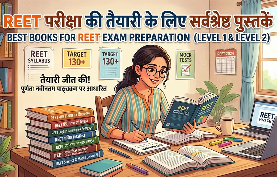 Best Books for REET Exam Preparation Level 1 & Level 2
