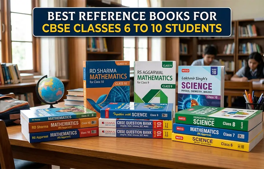 Best Reference Books for CBSE Classes 6 to 10 Students