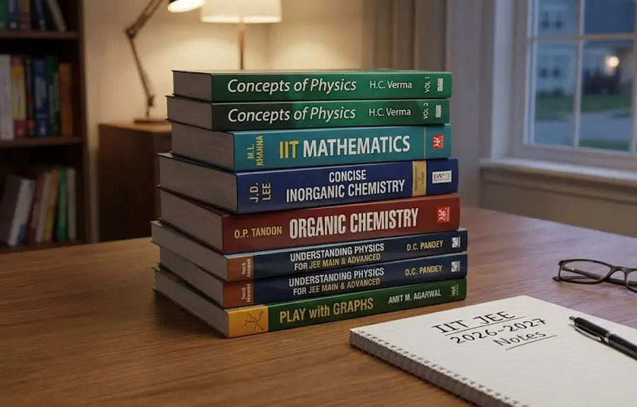 IIT JEE 2026-2027 | Best Books for Maths, Physics & Chemistry