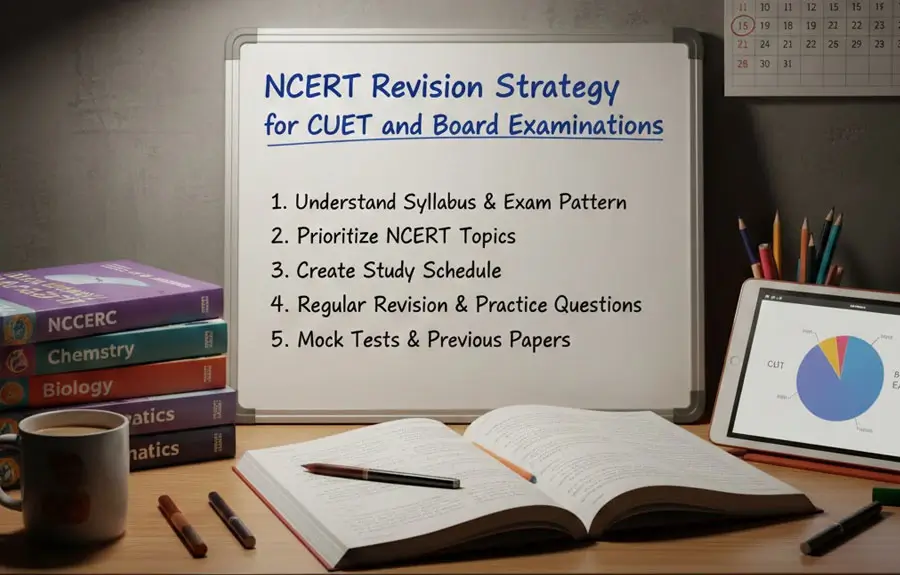 NCERT Revision Strategy for CUET and Board Examinations