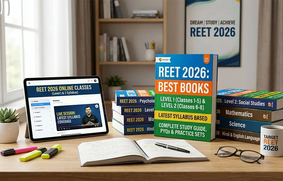 REET 2026 Level 1  Level 2 Latest Syllabus Based Best Books
