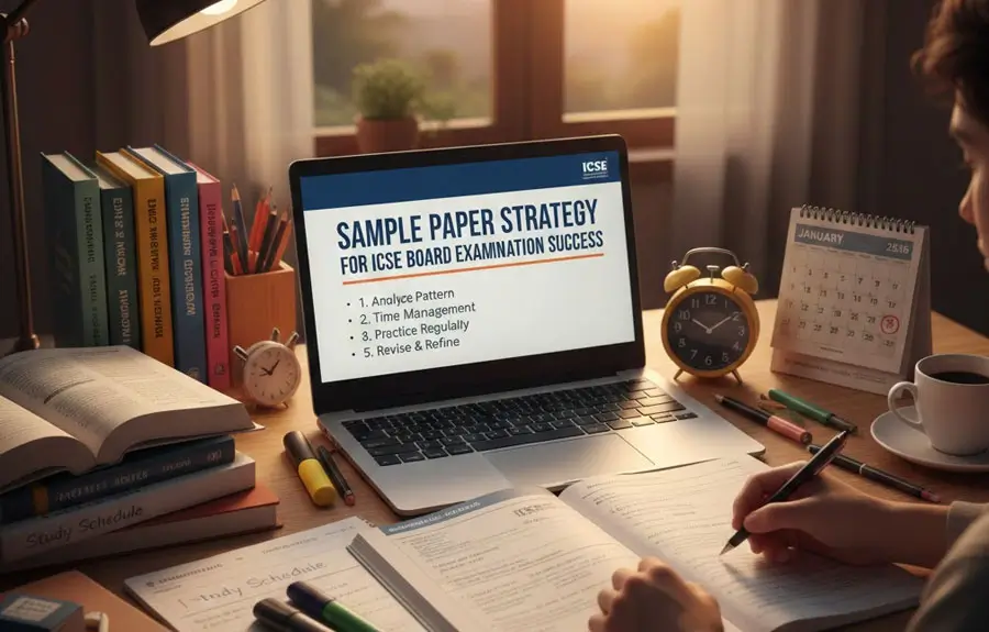 Sample Paper Strategy for ICSE Board Examination Success URL - icse-board-examination-success