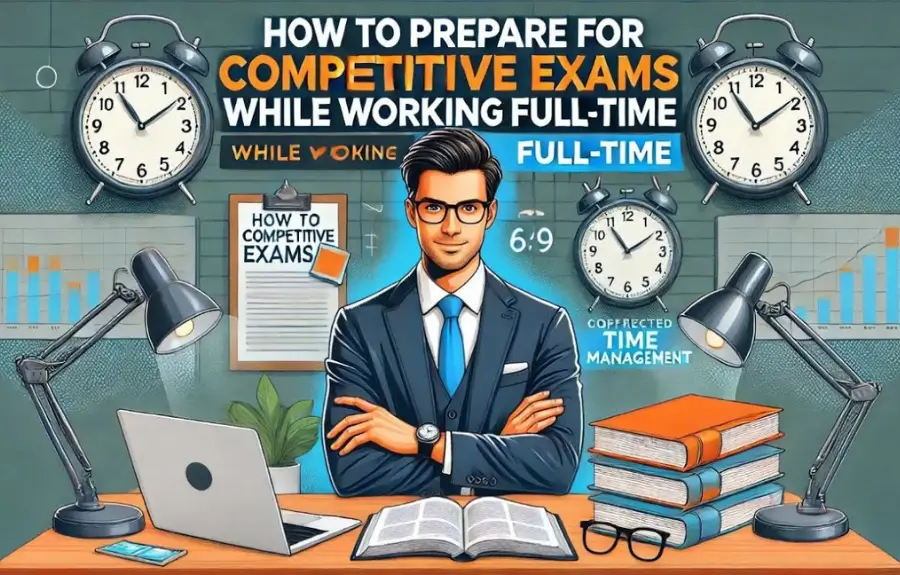 How to Study for Competitive Exams While Working Full-Time