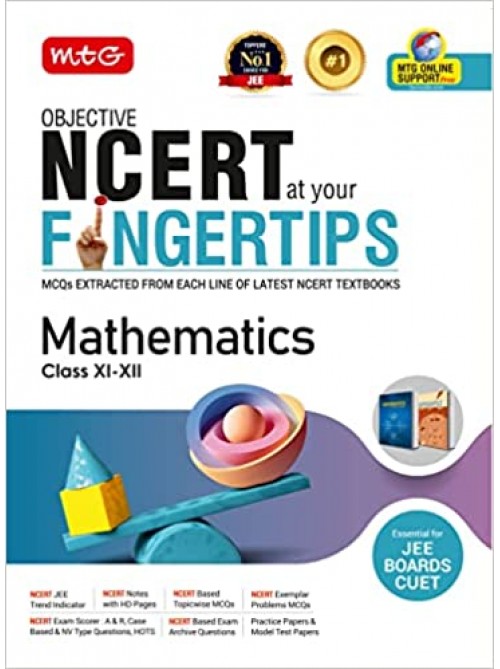 MTG Objective NCERT at your FINGERTIPS Mathematics - NCERT Notes with HD Pages, Based on NCERT Exam Archive Questions, JEE Books (Latest & Revised Edition 2023-2024) at Ashirwad Publication