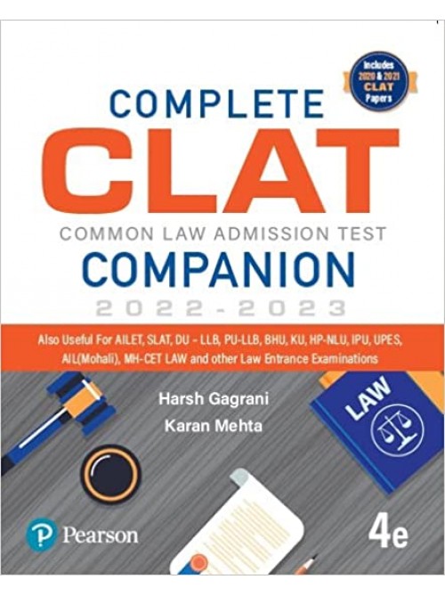 Complete CLAT Companion |For CLAT/SLAT/AILET/DU & other law entrance examinations |CLAT 2020 and 2021 papers are included with solutions| Fourth Edition| By Pearson at Ashirwad Publication
