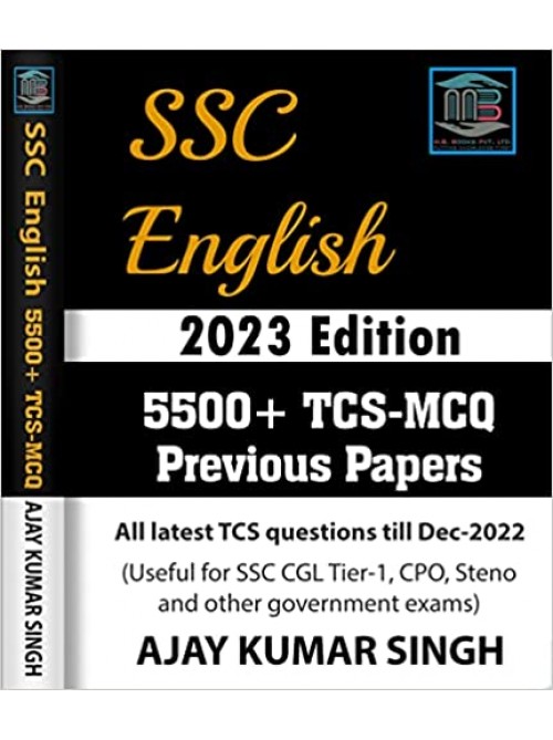 MB Books SSC English Previous Papers Till Dec 2023 Edition by Ajay Kumar Singh at Ashirwad Publication