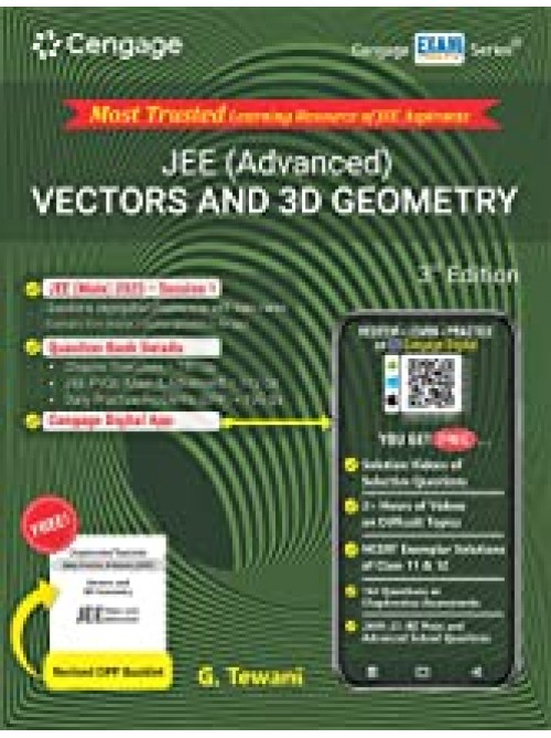 Mathematics for Joint Entrance Examination JEE (Advanced): Vectors & 3D Geometry at Ashirwad Publication