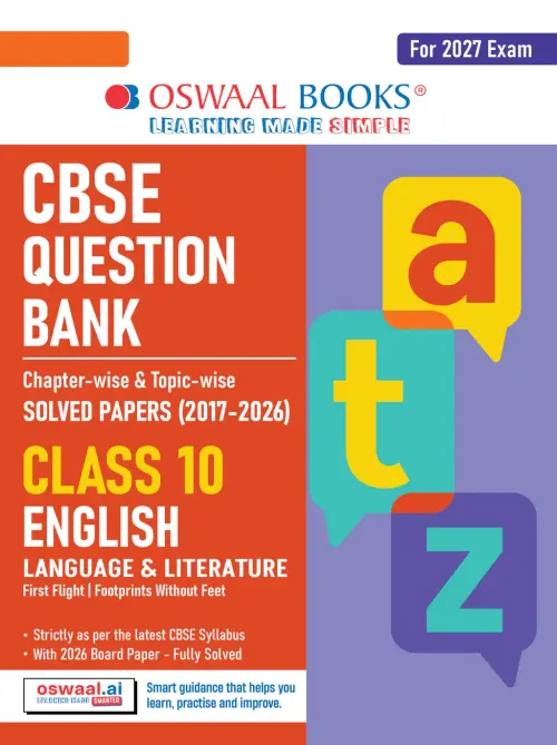 CBSE Question Bank for Class 10 English Language & Literature | Chapter-wise and Topic-wise: Solved Papers (2017-2026) | Includes 2026 Papers- fully solved | With Mind Maps & Revision Notes For 2027 Exam