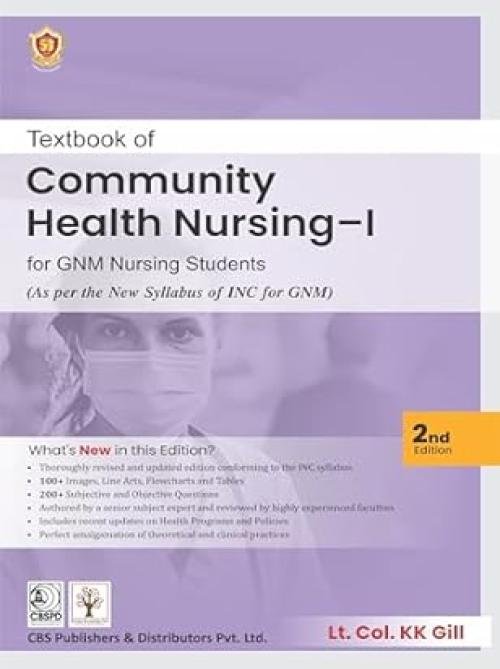 Textbook of Community Health Nursing -I for GNM Nursing students