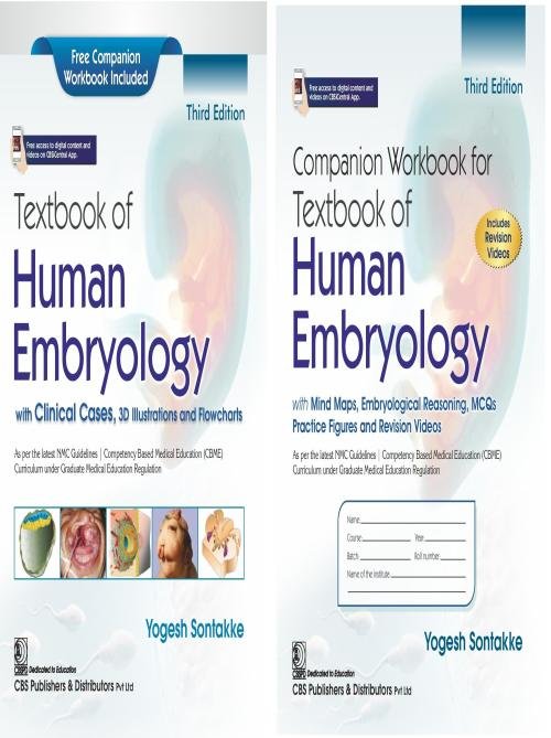 Textbook of Human Embryology with Clinical Cases, 3D Illustrations and Flowcharts with Free Companion Workbook