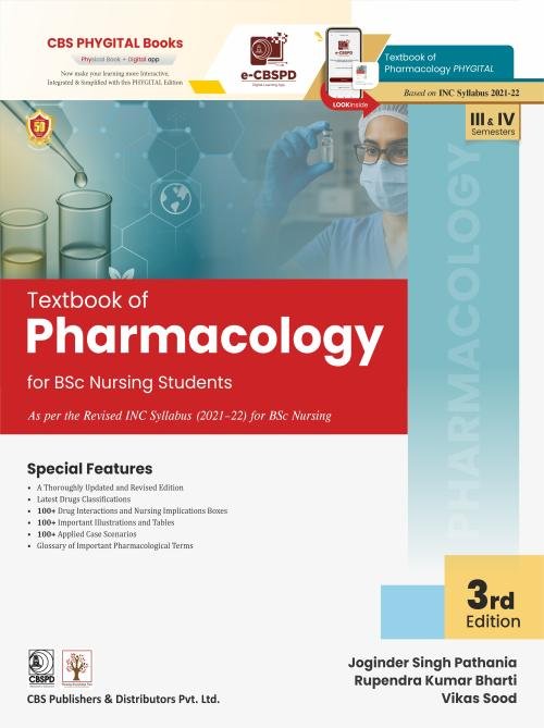 Textbook of Pharmacology for BSc Nursing Students