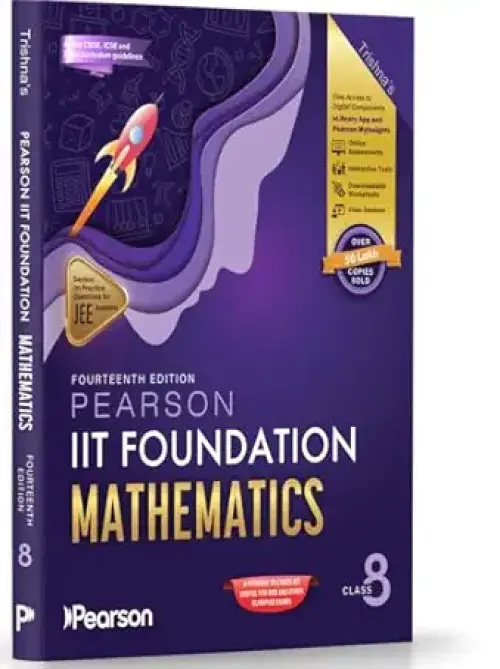 Pearson IIT Foundation Series Class 8 Mathematics 2026-27