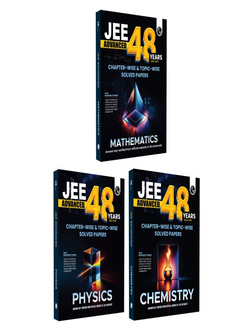 48 Years JEE Advanced Physics, Chemistry, Mathematics Combo Set of 3 Books Chapterwise & Topicwise Solved Papers (1978-2025) | PYQ with Detailed Solutions