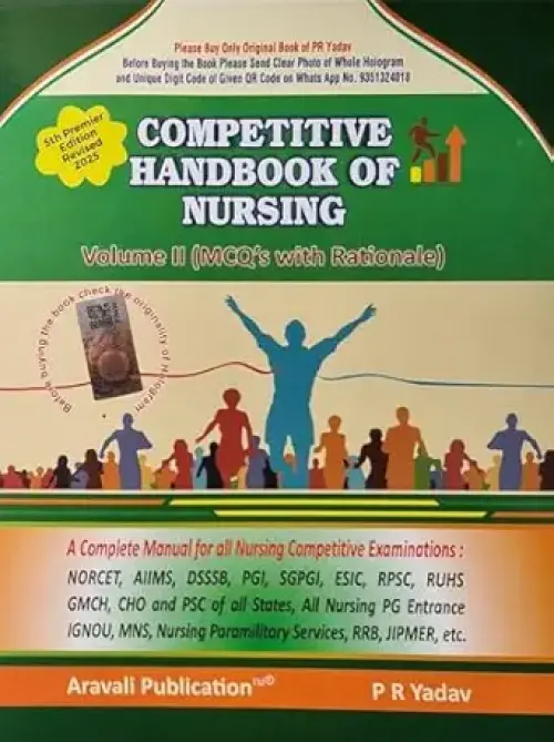 Competitive Handbook of Nursing-VOL 2 by P R Yadav