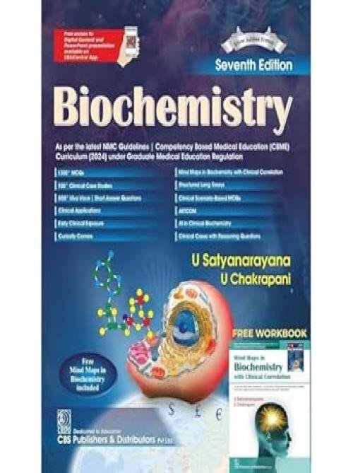 Biochemistry, 7th Silver Jubilee Edition | As per the latest NMC Guidelines