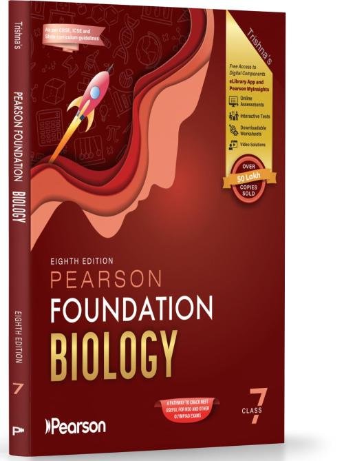 Pearson IIT Foundation Class 7 Biology 2026-27