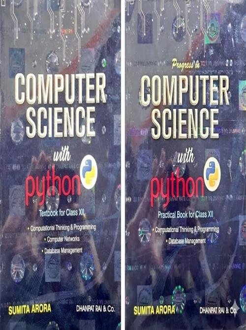 Computer Science With Python Textbook & Practical Book For Class 12 (2026-27)