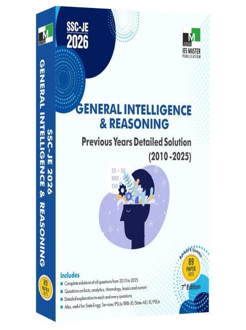 SSC-JE 2026 General Intelligence & Reasoning Previous Years Solved Papers | 16 Years Detailed Solution | 2010-2025