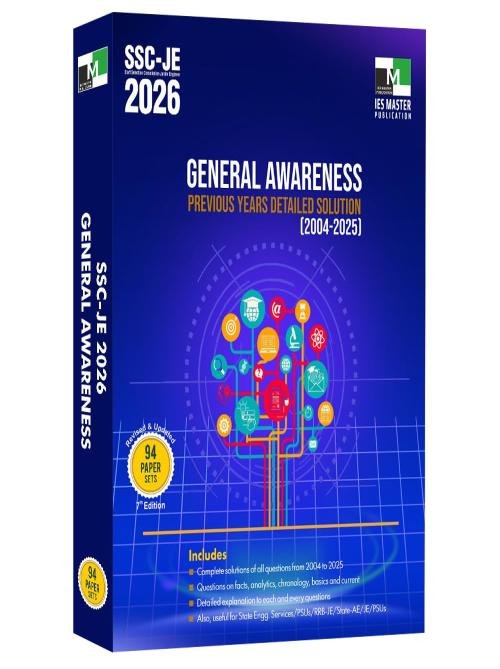 SSC-JE 2026 General Awareness Previous Years Solved Papers | 22 Years Detailed Solution | 2004-2025