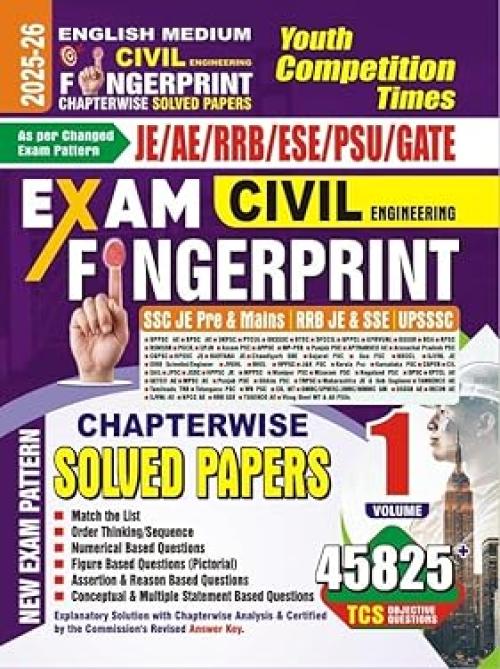 Youth Civil Finger Print Volume-1 Chapterwise Solved Papers English Medium 2025-26