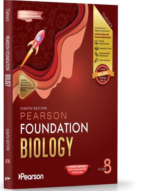 Pearson IIT Foundation Class 8 Biology 2026-27