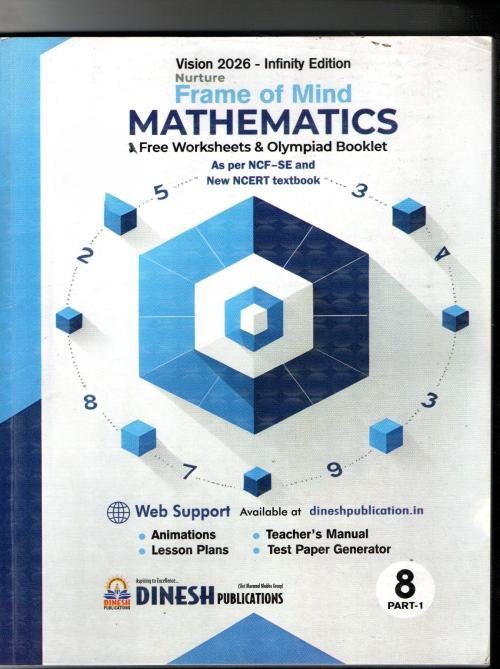 Dinesh Frame Of Mind Mathematics Free Worksheets And Olympiad Booklet Class 8 Part 1 (2026)