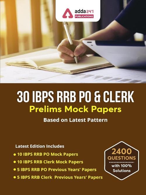 30 IBPS RRB PO & Clerk Prelims Mock Papers Practice Book English Medium at Ashirwad Publication