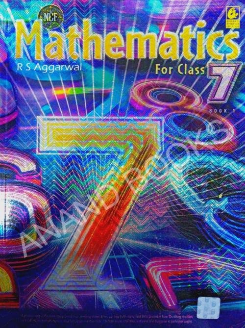 Mathematics for Class 7 by R S Aggarwal 2026-27