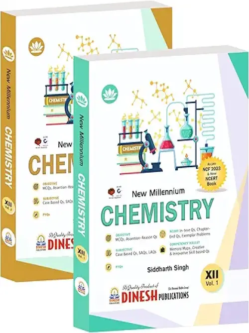 DINESH New Millennium CHEMISTRY Book for Class 12 (2025-2026 Session) | by DINESH Publications | Complete CBSE Syllabus with NCERT Solutions + Exemplar Problems