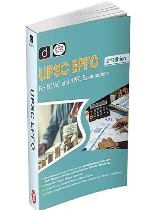 Drishti IAS UPSC EPFO APFC Book 2025, for EO/AO and APFC Examination