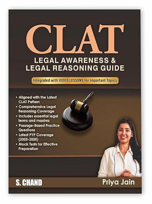 CLAT LA/LR Legal Awareness & Legal Reasoning Guide Book Common Law Admission Test - Legal Aptitude | Latest Previous Year Papers PYQ  Mock Test, Practice Question,CLAT LLB Prep