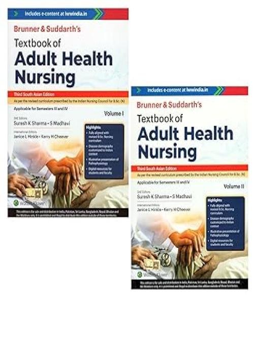 Brunner And Suddarths Textbook Of Adult Health Nursing Vol.1 & ll