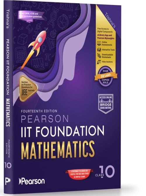 Pearson IIT Foundation Series Class 10 Mathematics 2026-27