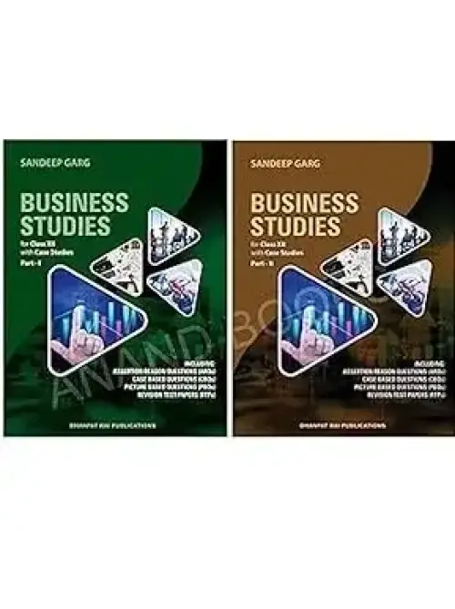Business Studies Class 12 Book by Sandeep Garg with Case Studies (2026-27)