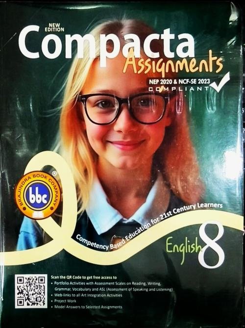 BBC Compacta English Assignments for Class 8 (Competency Based Education for 21st Century Learners) 2026-27