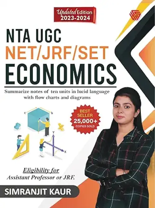 NTA UGC NET/JRF/SET Economics | Updated Edition 2023-24 | MS Study Guru | Simranjit Kaur