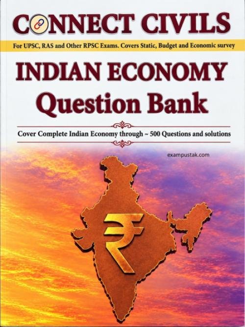 Connect Civils Indian Economy Question Bank English Medium By Connet Civils With FREE GEMMECART Current Affairs Book