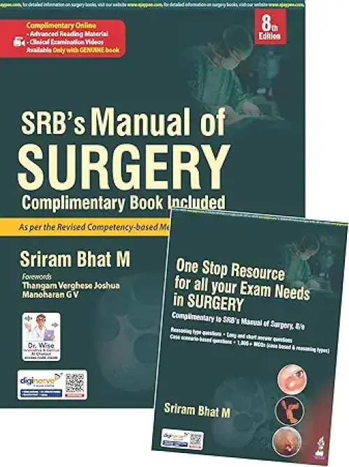 SRB’s Manual Of Surgery as per Competency based Medical Education Curriculum