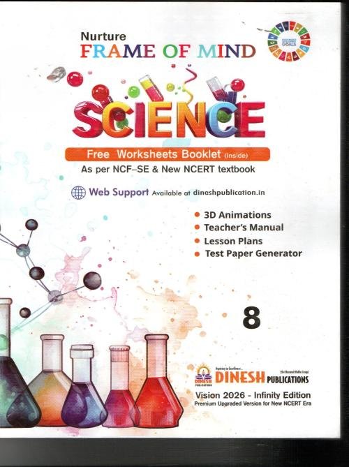 Dinesh Frame Of Mind Science Free Worksheets Booklet Class 8 (NCF 2023) Nurture (2026)
